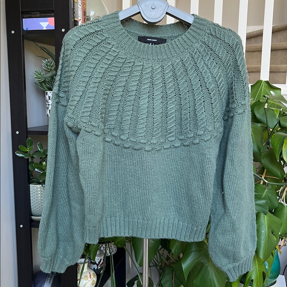 Vero Moda🌿NWOT Sage Green Knit Sweater